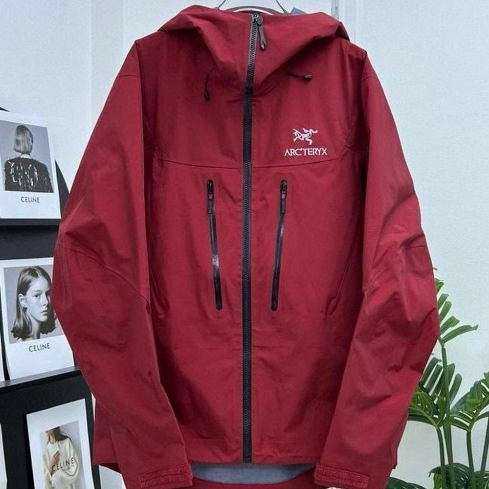 Arc'teryx Alpha SV Gore-Tex Pro Jacket Red Waterproof Shell Hooded Size L